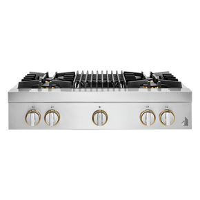 Jennair® RISE™ 36 Gas Professional-Style Rangetop with Grill JGCP636HL