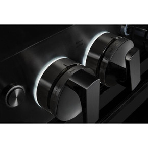 Jennair® 36" NOIR™ Dual-Fuel Professional-Style Range with Chrome-Infused Griddle JDRP536HM