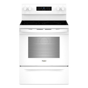 Whirlpool® 30-inch Energy Star Electric Range with Air Cooking Technology, No Preheat Air Fry and Air Baking and Self Clean YWFES5030RW