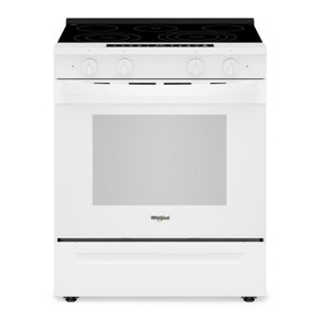 Whirlpool® 30-inch Smart Slide in Electric Range with True Convection, No Preheat Air Fry, WipeClean™ Coating, Steam/Self Clean and High Speed Preheat YWSES7530RW