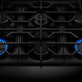 KitchenAid® 48-Inch 6 Burner Commercial-Style Gas Range with Griddle KFGD948SJP