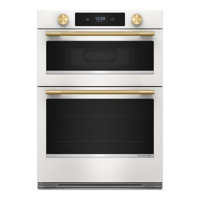 Kitchenaid® 30-inch Smart Electric Combo Wall Oven with Assisted Cooking Modes KOEC730SPL