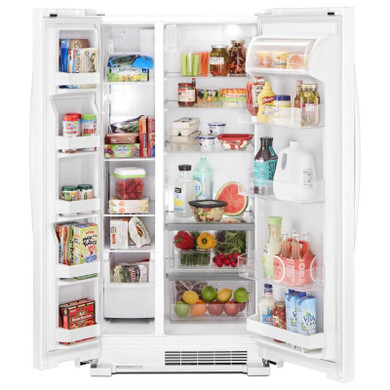 Whirlpool® 33-inch Wide Side-by-Side Refrigerator - 22 cu. ft. WRS312SNHW