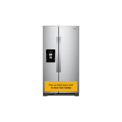 Whirlpool® 33-inch Wide Side-by-Side Refrigerator - 21 cu. ft. WRS321SDHZ