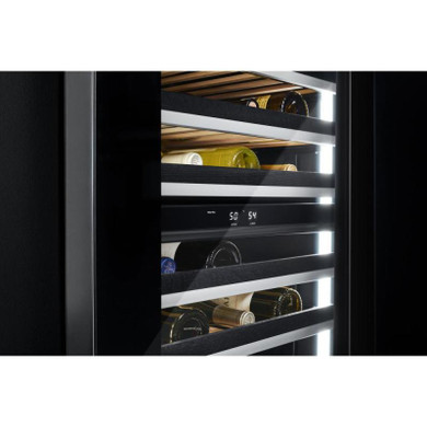 Jennair® NOIR™ 24" Built-In Undercounter Wine Cellar, Left Swing JUWFL242HM
