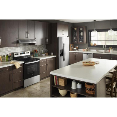 Whirlpool® 30" Range Hood with Dishwasher-Safe Full-Width Grease Filters WVU17UC0JS