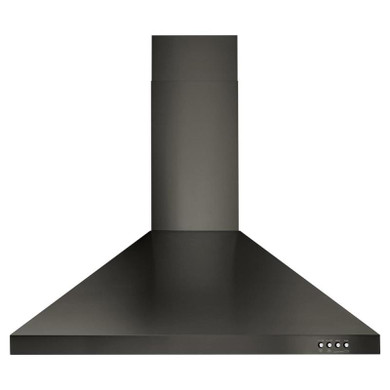 Whirlpool® 30" Contemporary Black Stainless Wall Mount Range Hood WVW53UC0HV