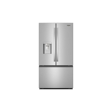 Whirlpool® 36-Inch French Door Refrigerator with In-Door Water and Ice Maker - 30 cu. ft. WRFF3536SZ
