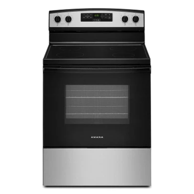 30-inch Amana® Electric Range with Extra-Large Oven Window YAER6203MSS