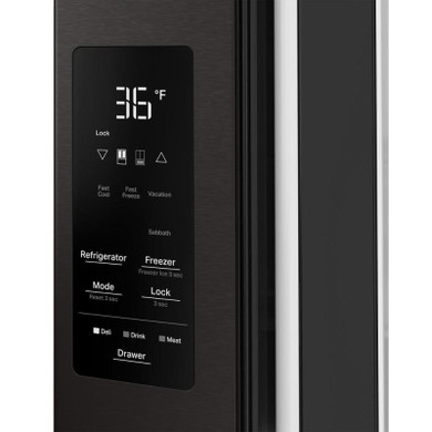 Whirlpool® 29 Cu. Ft. Family-Sized Capacity French door refrigerator with Flexible Temperature Drawer WRMF3636SV