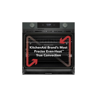 Kitchenaid® 30-inch Smart Electric Combo Wall Oven with Assisted Cooking Modes - Juniper KOEC730SJP