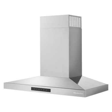 KitchenAid® 36-inch Wall-Mount, 4-Speed Canopy Hood KVWC736SJP