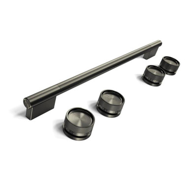 Black Ore Handle and Knob Hardware Accessory Kit for KitchenAid® Slide-In Convection Electric Range W11773969