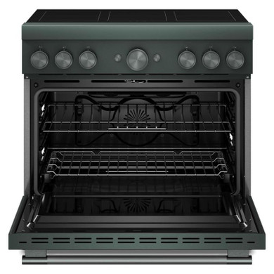 Kitchenaid® 36-Inch 6-Element Induction Freestanding Commercial-Style Range with Air Fry KFIS936SJP