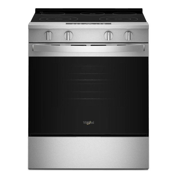 Whirlpool® 30-inch Electric Smart Range with Air Cooking Technology and Steam Clean YWSES4530TZ