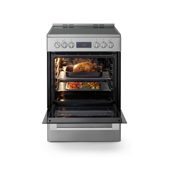 24-Inch Freestanding Electric Range with Air Fry YUFE50M4SS