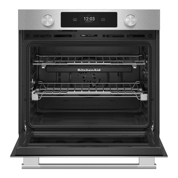 Kitchenaid® 30-inch Smart Electric Single Wall Oven with Intelligent Cooking Camera - PrintShield™ Finish KOES930SPS