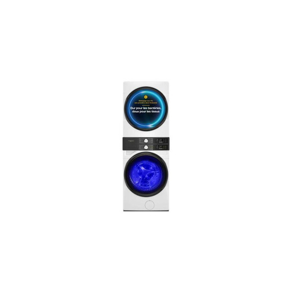 Whirlpool® Smart ENERGY STAR® Front Load Laundry Tower 5.2 cu. ft. Washer & 7.4 cu. ft. Electric Dryer with UV Clean Technology and FreshFlow™ Vent System YWEF5727TW
