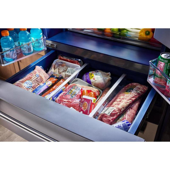 Maytag® 29 Cu. Ft. XL Capacity French Door Bottom Mount Refrigerator with In-Door-Ice® Dispensing System MRMF5436TZ