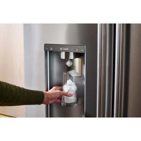 Kitchenaid® Counter-Depth French Door Refrigerator with Intelligent Auto Fill KRFC536SPS