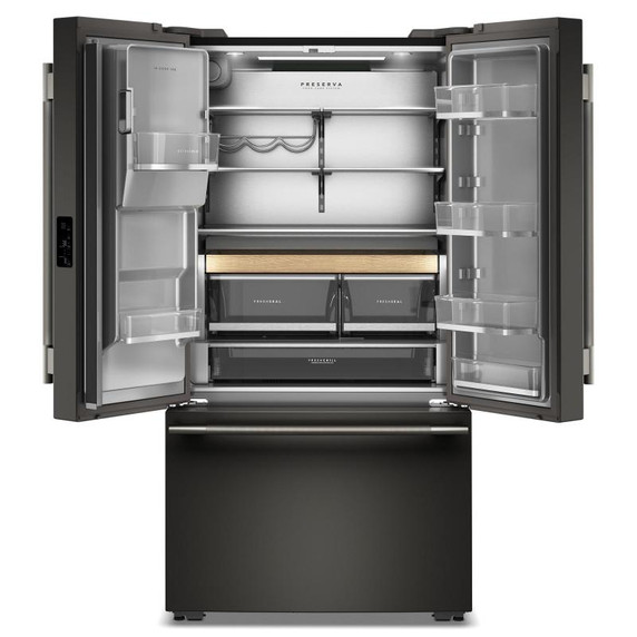 Kitchenaid® Counter-Depth French Door Refrigerator with Intelligent Auto Fill KRFC536SBE