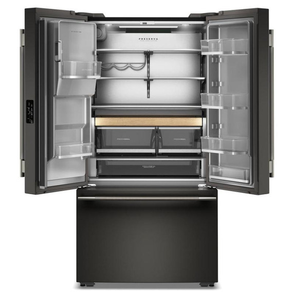 Kitchenaid® Counter-Depth French Door Refrigerator with Intelligent Auto Fill KRFC536SBE