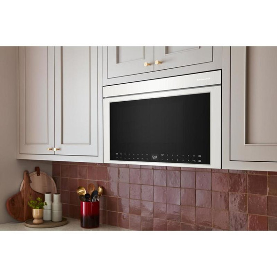 Kitchenaid® Multifunction Over-the-Range Microwave Oven with Flush Built-In Design YKMMF530PPL