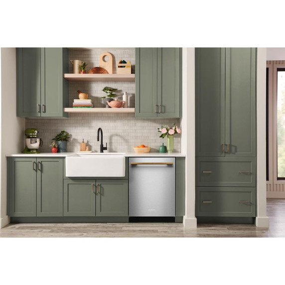 Kitchenaid® 360° Max Jets™ Third Rack Dishwasher with Stemware Shield and Stemware Clips, 44 dBA KDTS434SPS