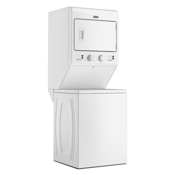 Maytag® Top Load Gas Stacked Laundry Centre with Extra Power Cycle - 4.6 cu. ft. IEC/5.9 cu. ft. MTTG4231TW