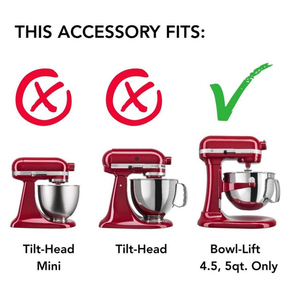 Kitchenaid® Tilt-Head. Coated C-Dough Hook K45DH