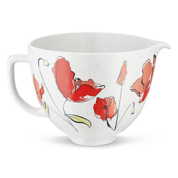 Kitchenaid® 5 Quart Poppy Ceramic Bowl KSM2CB5PPY