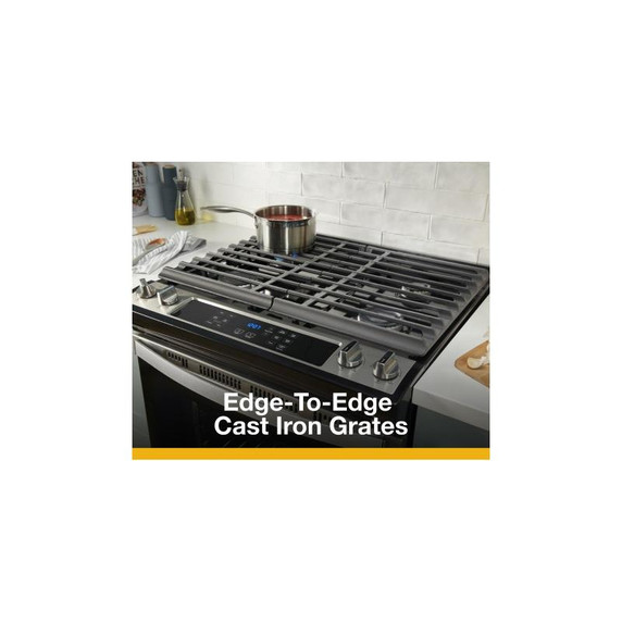 5.0 Cu. Ft. Whirlpool® Gas Range with Frozen Bake™ Technology WEG515S0LS 5.0 Cu. Ft. Whirlpool® Gas Range with Frozen Bake™ Technology WEG515S0LS