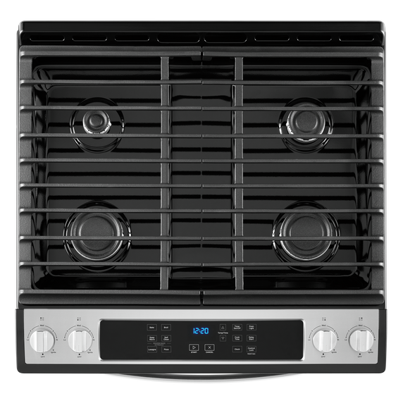 5.0 Cu. Ft. Whirlpool® Gas Range with Frozen Bake™ Technology WEG515S0LS