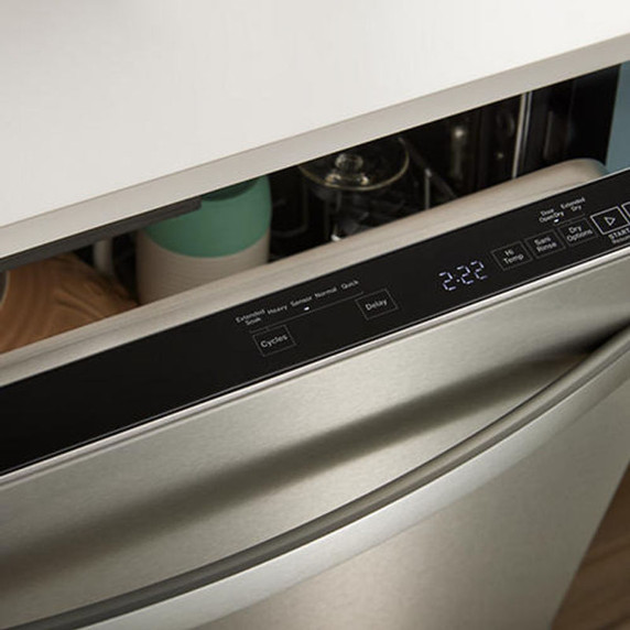 Whirlpool® 44 dBA Dishwasher Flush with Cabinets with 3rd Rack WDT550SAPW