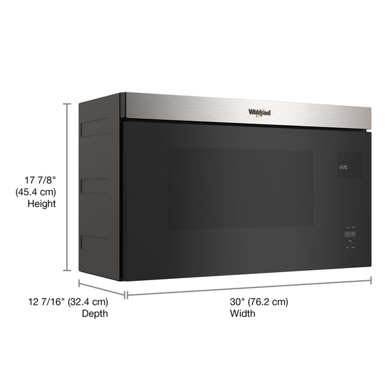 Whirlpool® 1.1 Cu. Ft. Flush Mount Microwave with Turntable-Free Design YWMMF5930PZ