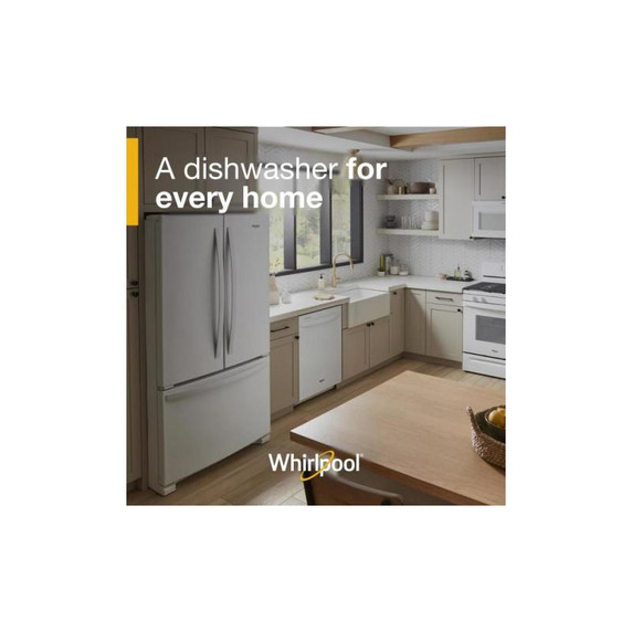 Whirlpool® 24” Stainless Steel Dishwasher with AI Intelligent Wash - 47 dBA WDT750SAKW