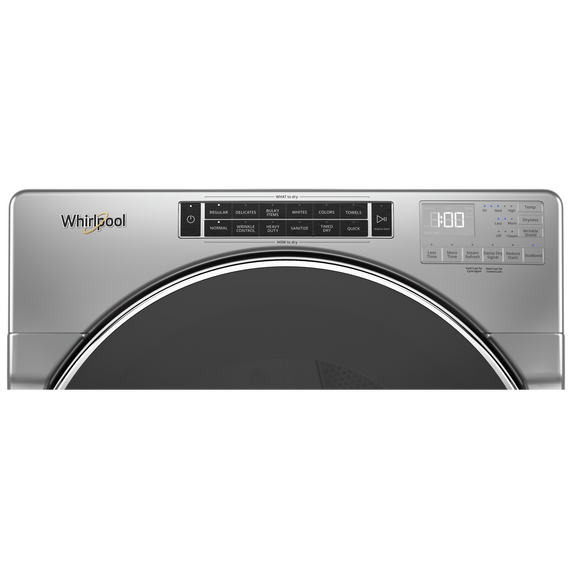 Whirlpool® 7.4 cu.ft Front Load Electric Dryer with Intiutitive Touch Controls, Steam Refresh Cycle YWED8620HC