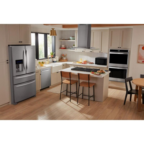 Whirlpool® 36-inch Gas Cooktop with EZ-2-Lift™ Hinged Cast-Iron Grates WCGK5036PS