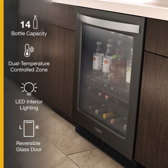 Whirlpool® 24-inch Wide Undercounter Beverage Center - 5.2 cu. ft. WUB50X24HV