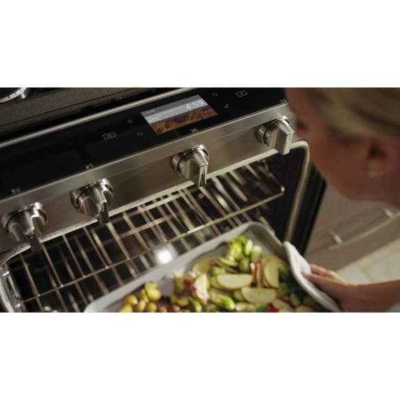 Whirlpool® 5.8 cu. ft. Smart Slide-in Gas Range with Air Fry, when Connected WEG750H0HZ Whirlpool® 5.8 cu. ft. Smart Slide-in Gas Range with Air Fry, when Connected WEG750H0HZ