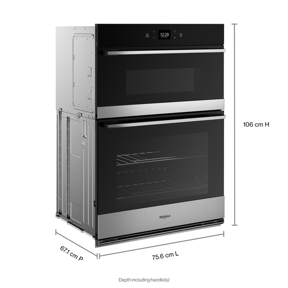 Whirlpool® 6.4 Total Cu. Ft. Combo Wall Oven with Air Fry When Connected WOEC5930LZ