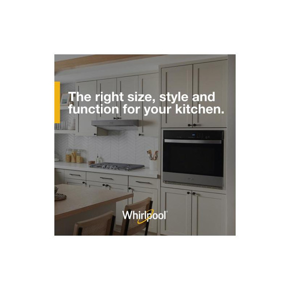 Whirlpool® 4.3 Cu. Ft. Single Self-Cleaning Wall Oven WOES3027LS Whirlpool® 4.3 Cu. Ft. Single Self-Cleaning Wall Oven WOES3027LS