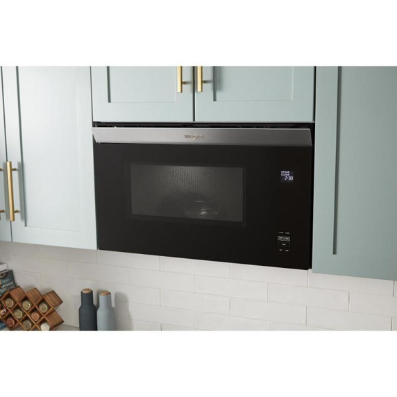 Whirlpool® Flush Mount Over-the-Range Microwave with Turntable-Free Design YWMMF5930PW