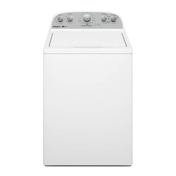 4.4–4.5 Cu. Ft. Whirlpool® Top Load Washer with Removable Agitator WTW4957PW