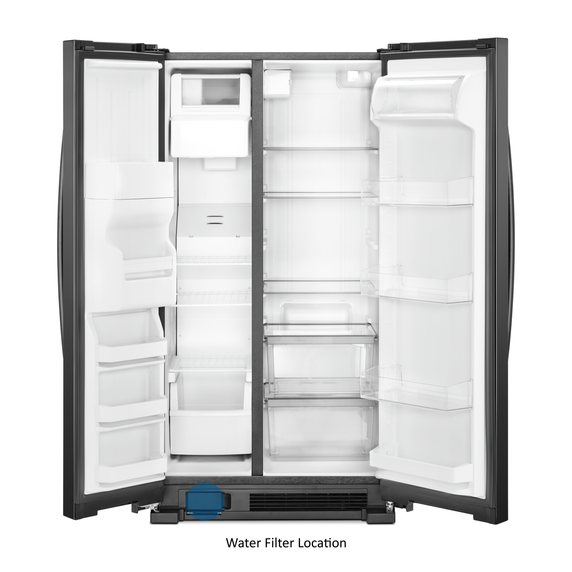 Whirlpool® 36-inch Wide Side-by-Side Refrigerator - 25 cu. ft. WRS335SDHB