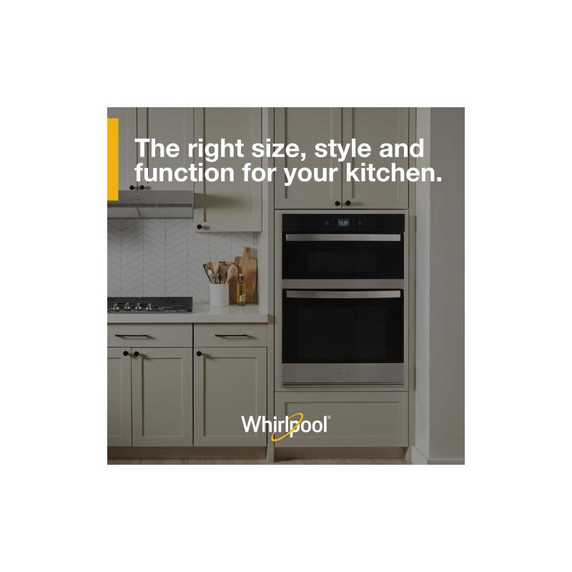 Whirlpool® 5.7 Total Cu. Ft. Combo Wall Oven with Air Fry When Connected WOEC5027LZ Whirlpool® 5.7 Total Cu. Ft. Combo Wall Oven with Air Fry When Connected WOEC5027LZ