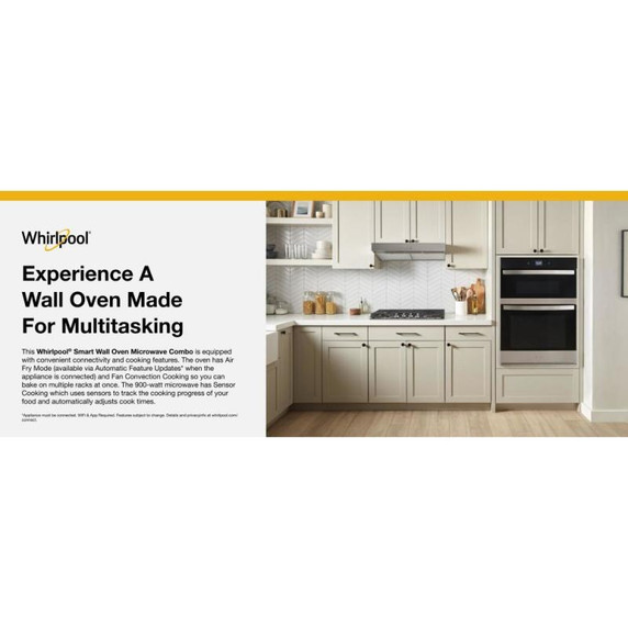 Whirlpool® 5.7 Total Cu. Ft. Combo Wall Oven with Air Fry When Connected WOEC5027LZ