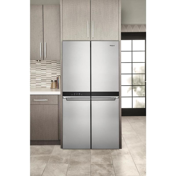 Whirlpool® 36-inch Wide Counter Depth 4 Door Refrigerator - 19.4 cu. ft. WRQA59CNKZ Whirlpool® 36-inch Wide Counter Depth 4 Door Refrigerator - 19.4 cu. ft. WRQA59CNKZ
