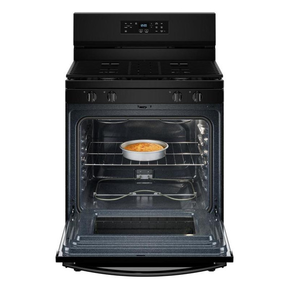 Whirlpool® 30-inch Self Clean Gas Range with No Preheat Mode WFGS3530RB