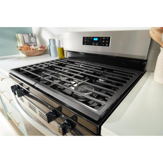 Whirlpool® 30-inch Self Clean Gas Range with No Preheat Mode WFGS3530RB